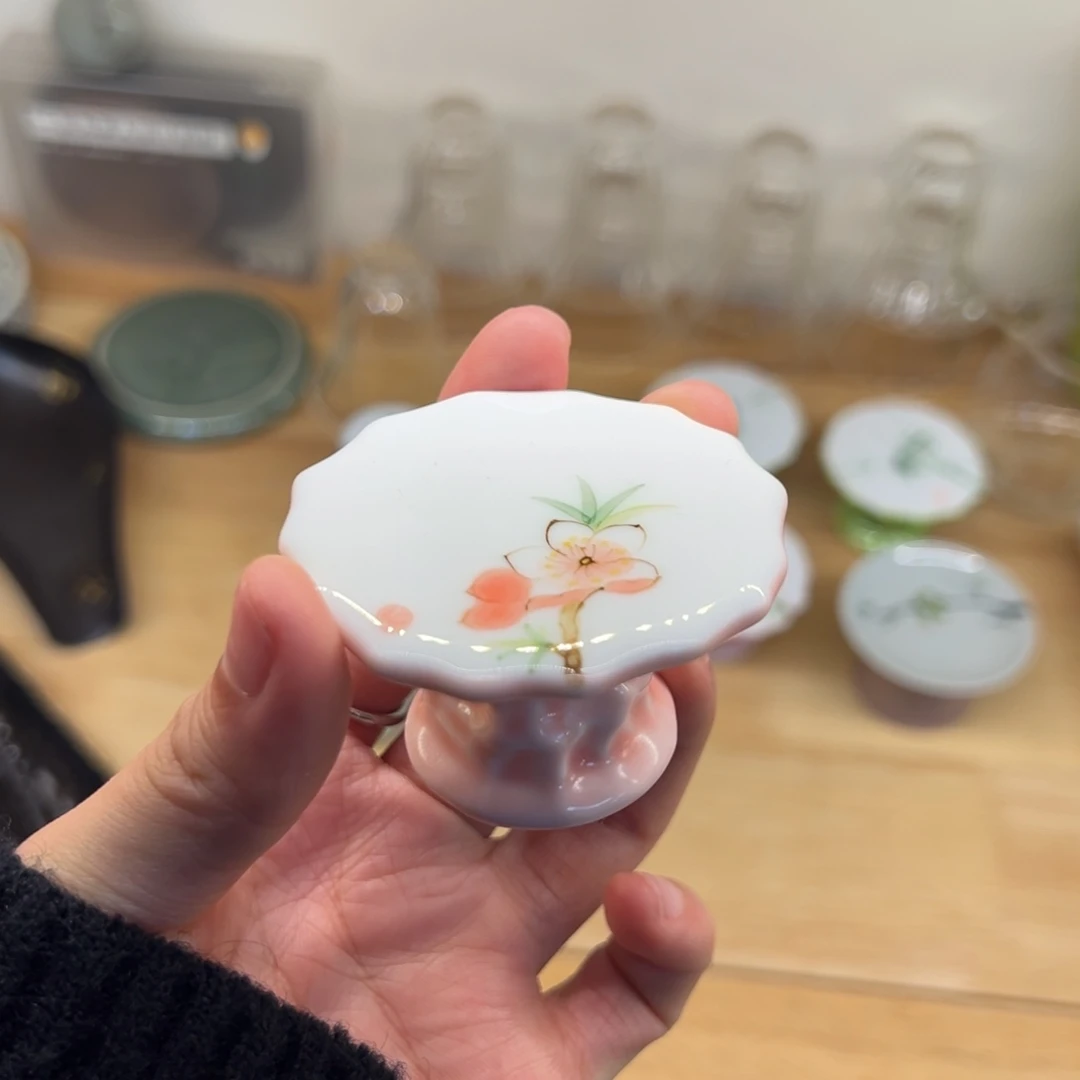 摆件特价盖置桃花