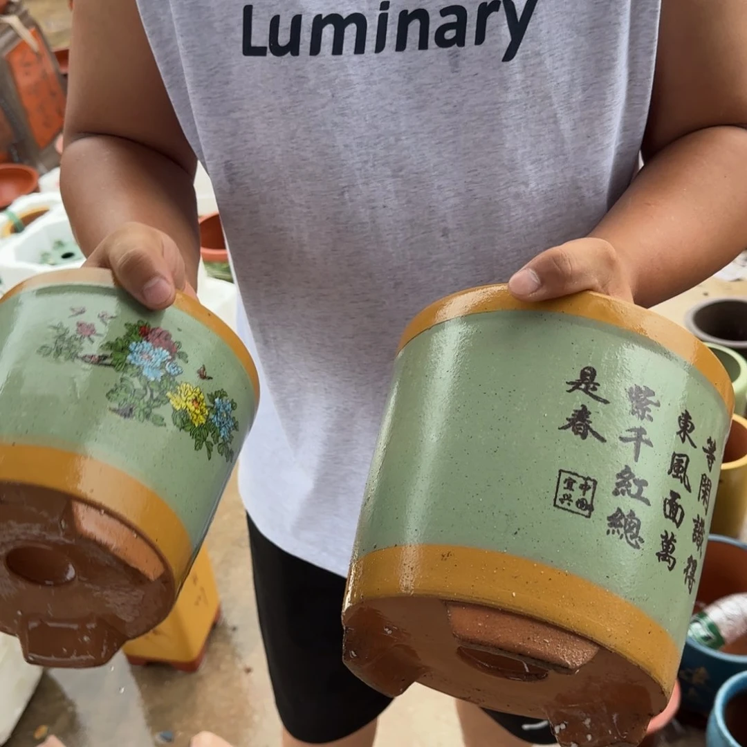 紫砂花盆瑕疵和瑕疵