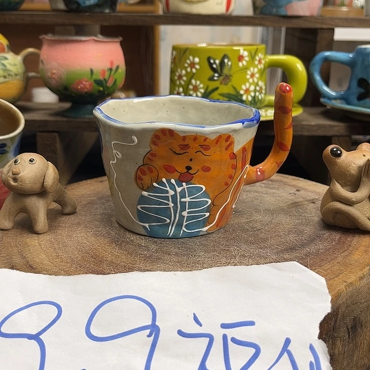 杯子哈哈我的天哪太可爱
