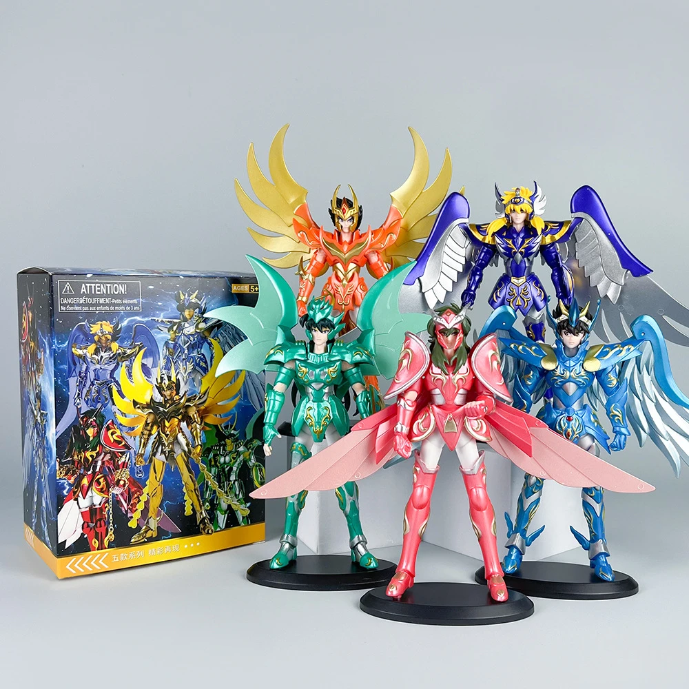 动漫手办神圣斗士星矢白鸟天龙天马仙女桌面摆件模型周边
