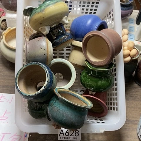 紫砂花盆628微瑕品口径3到5左右无售后