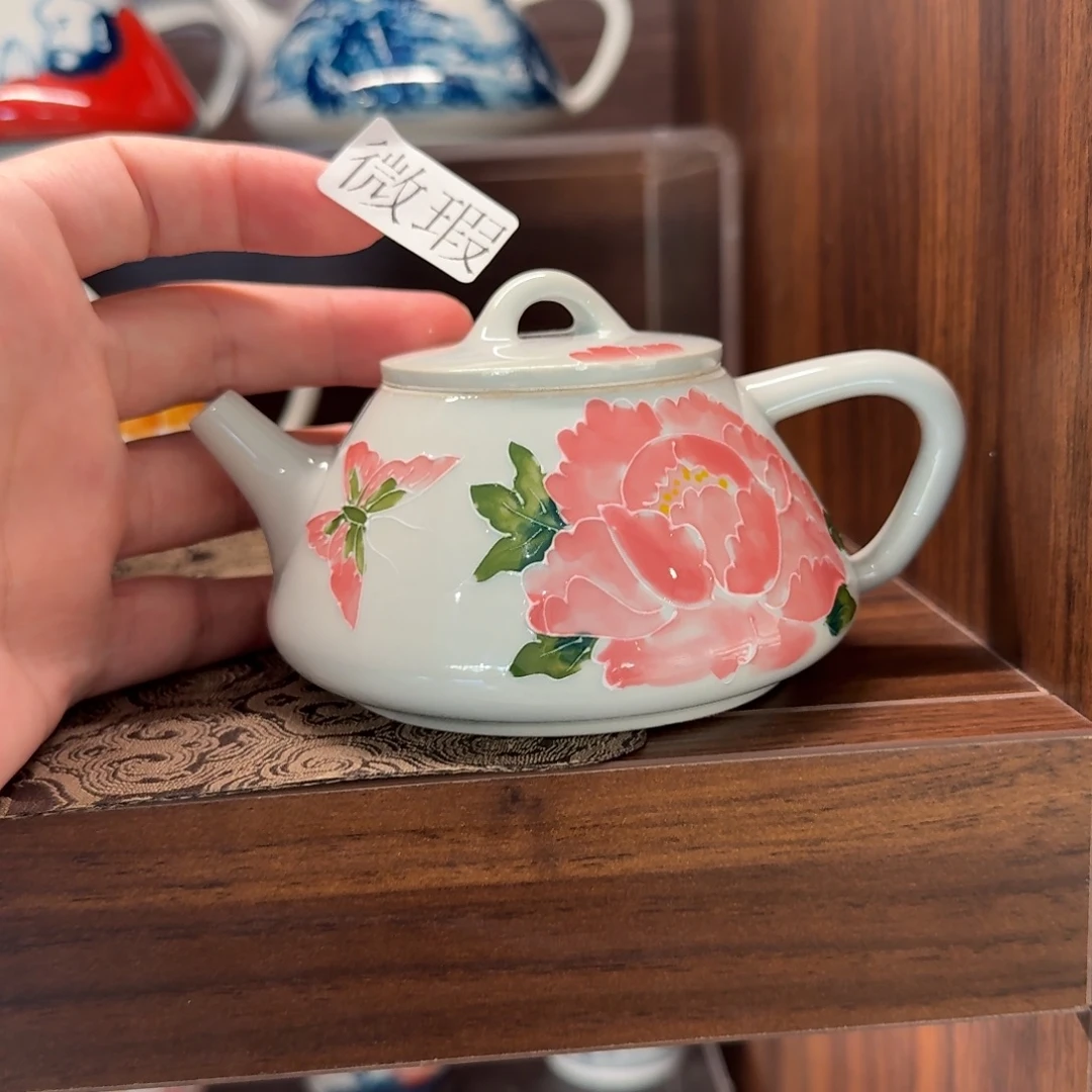 釉下彩纯手绘微瑕