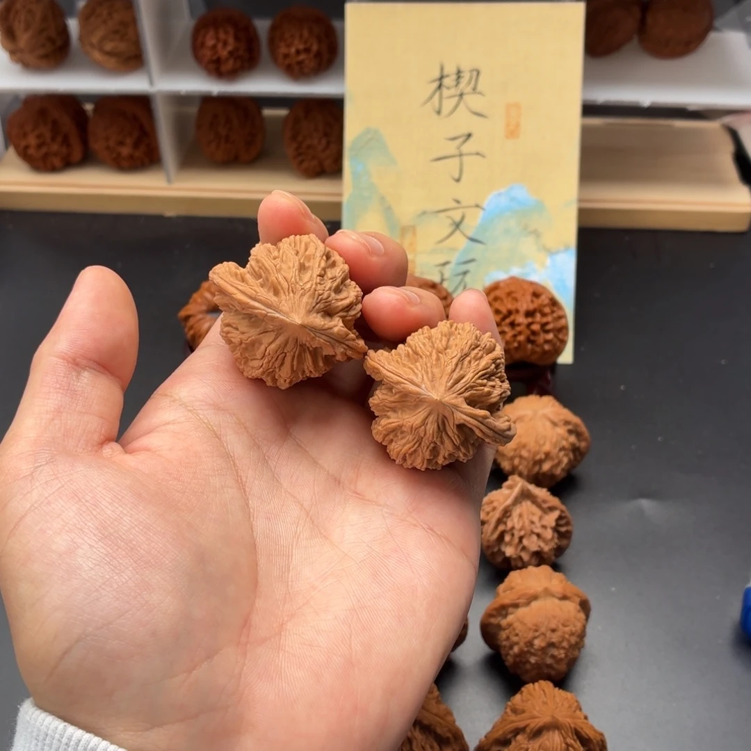 文玩核桃把件麦虎全品无修40