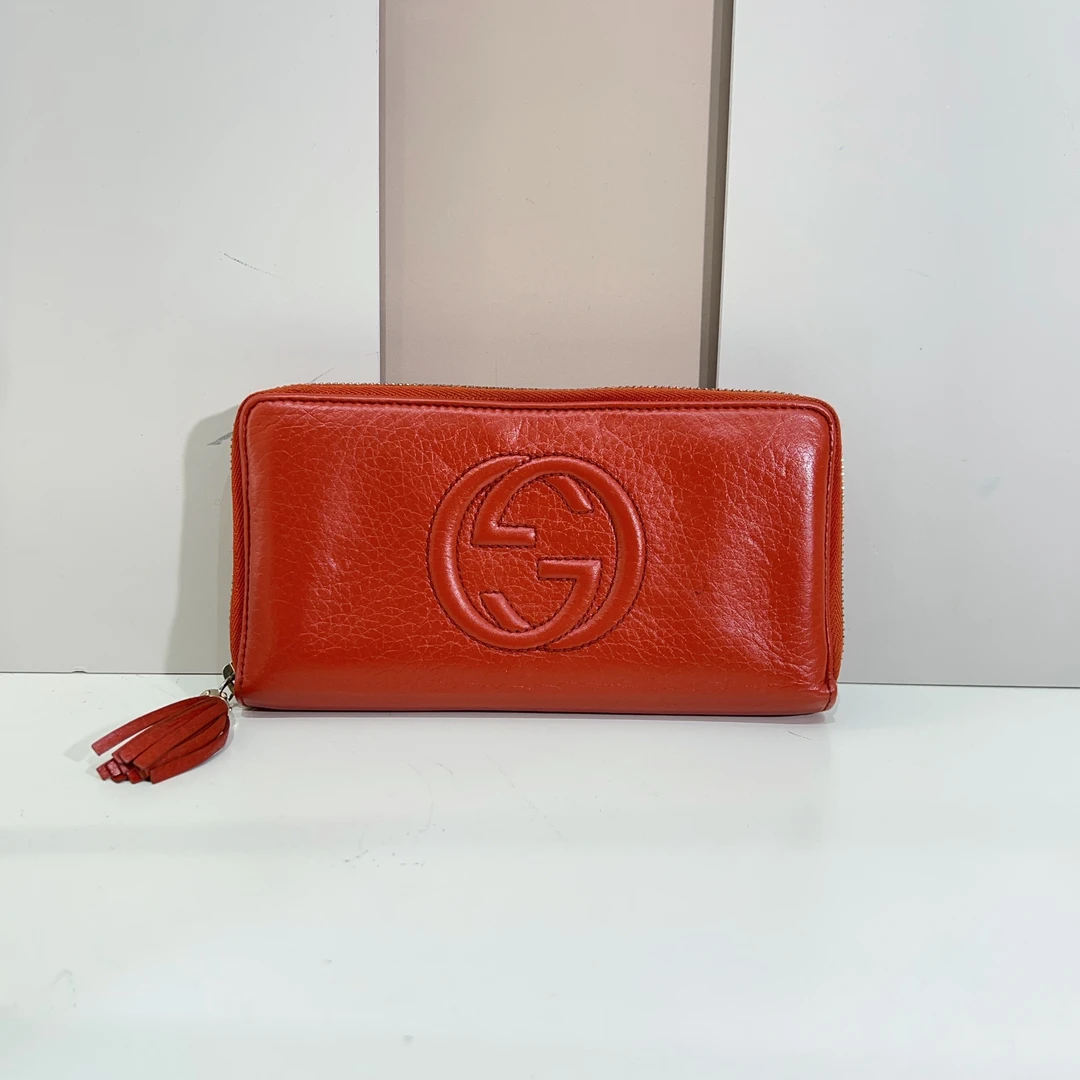 95新 GUCCI/古驰 Gucci古驰双G拉链钱包 cj5016