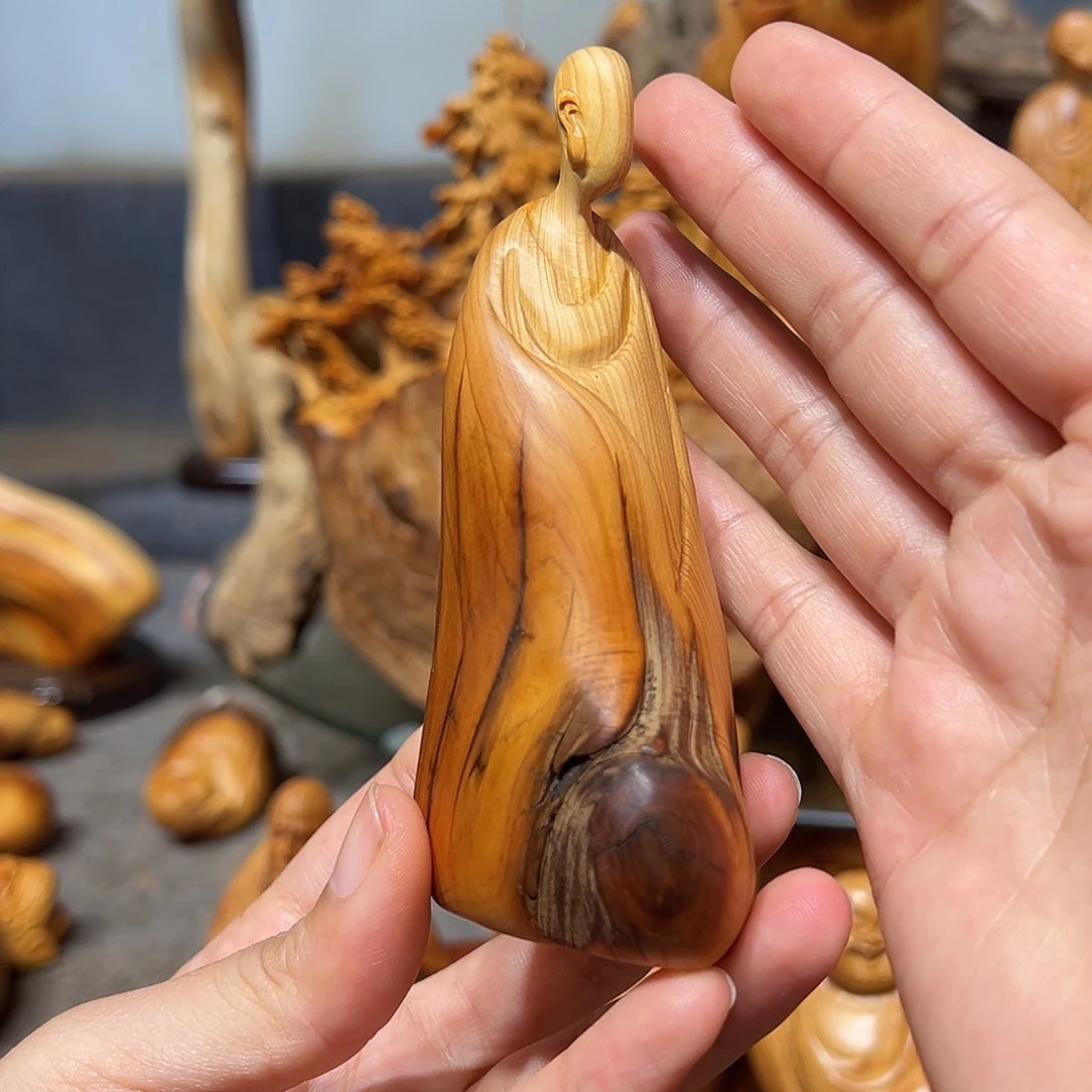 柏木（崖柏）崖柏木手把件摆件