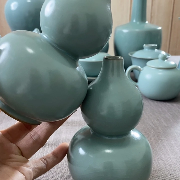 瓷片葫芦一对一一一一一一一一一