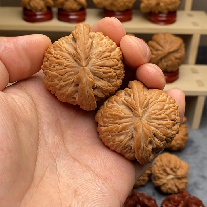 嘟***嘟文玩核桃把件白狮子