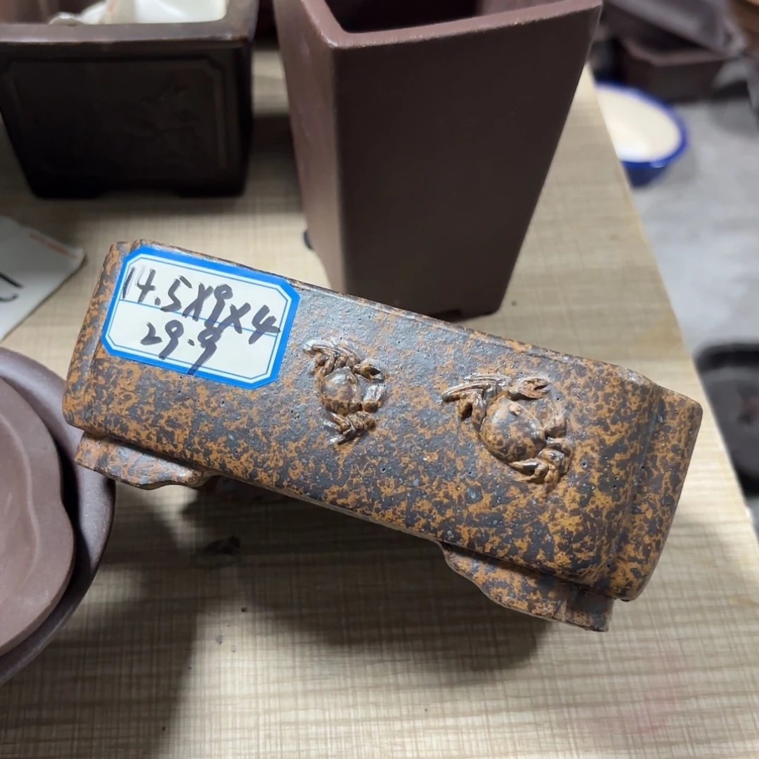 紫砂花盆宜兴紫砂工艺美术