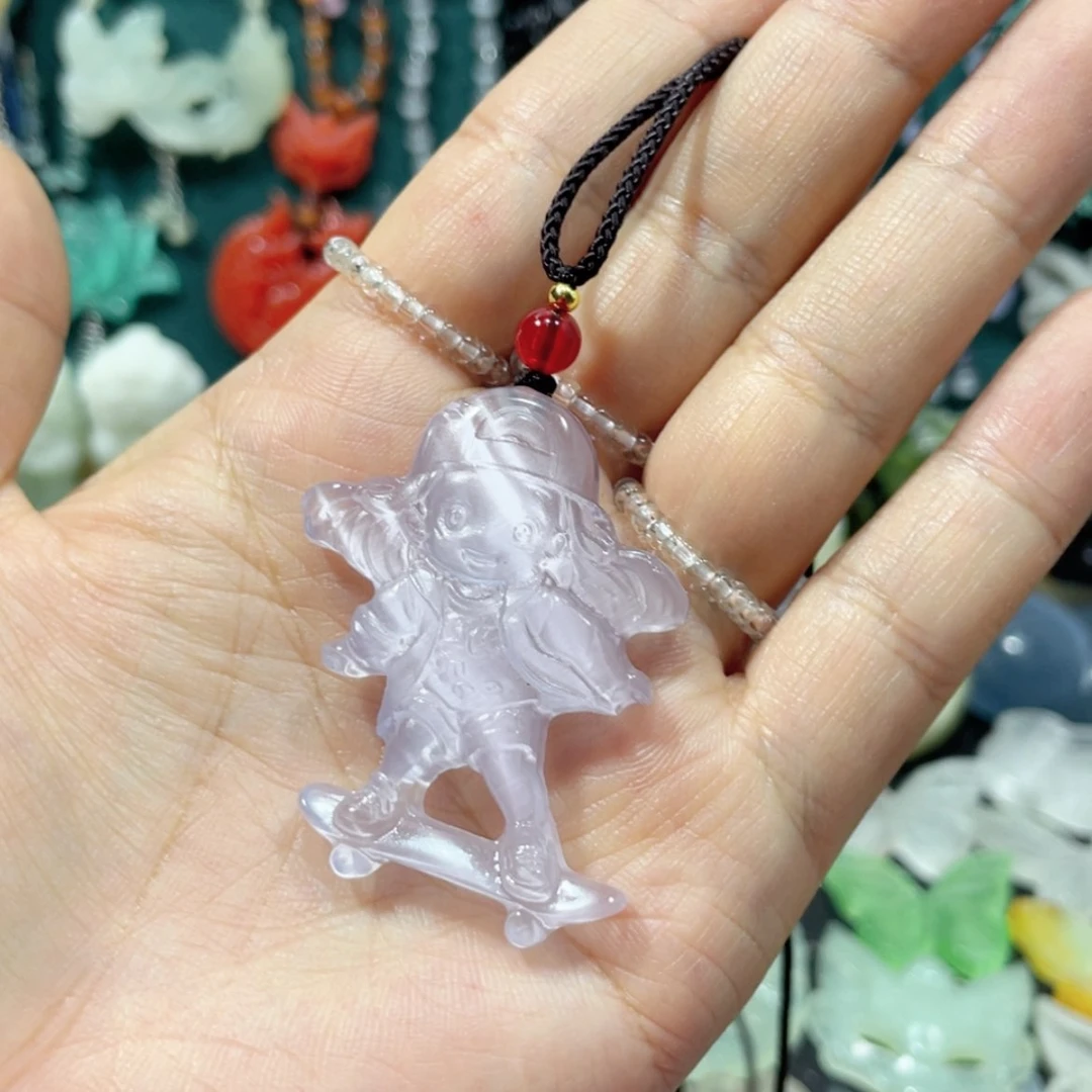 【闪购商品】未镶嵌岫玉颈饰80项链