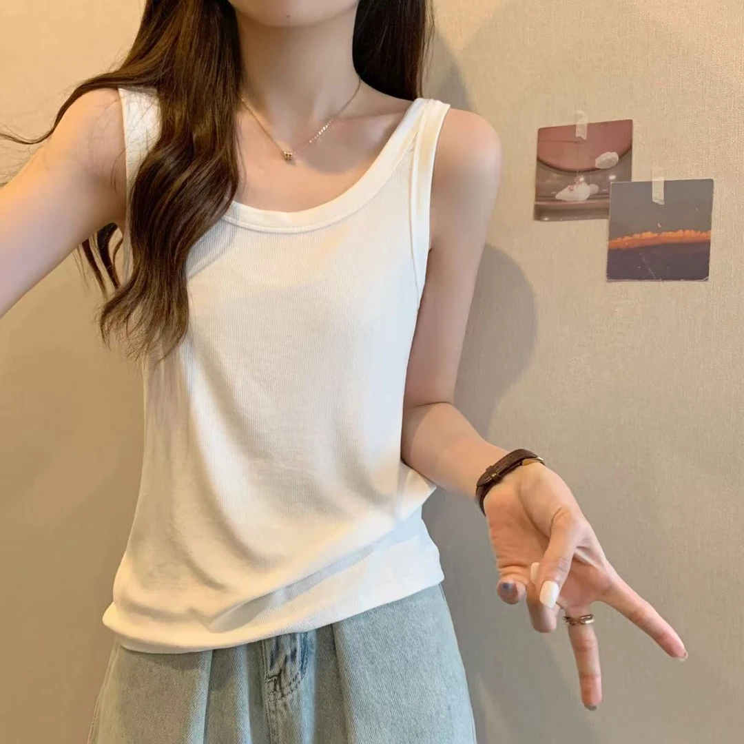 胖MM冰 M25023背心夏季时尚新款洋气百搭显瘦背心
