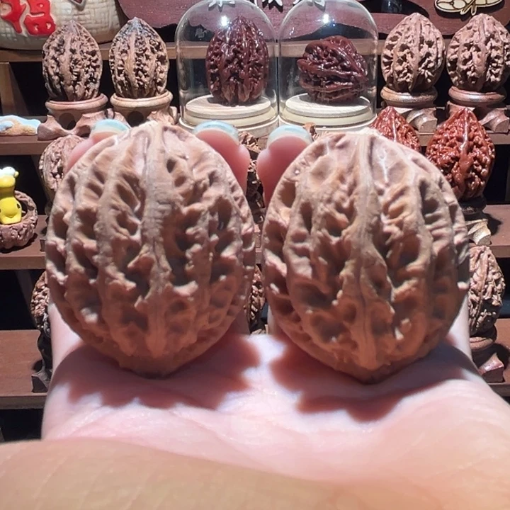 文玩核桃把件火焰龙蛋1