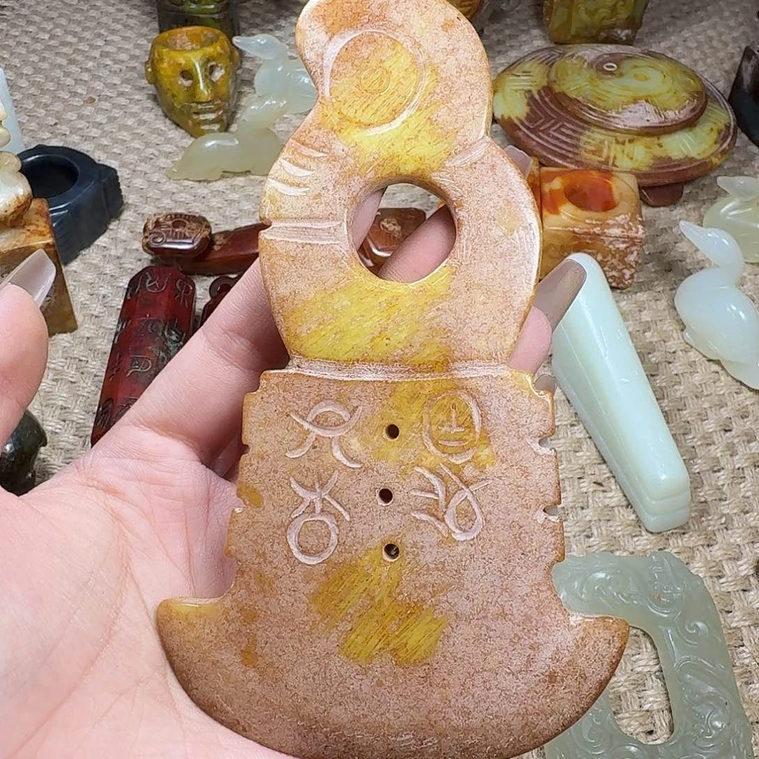 白玉菩提吊坠挂件