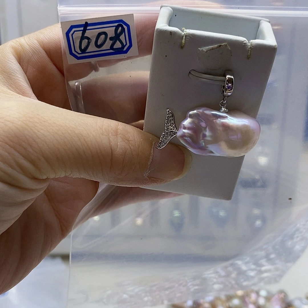 颈饰合金淡水珍珠