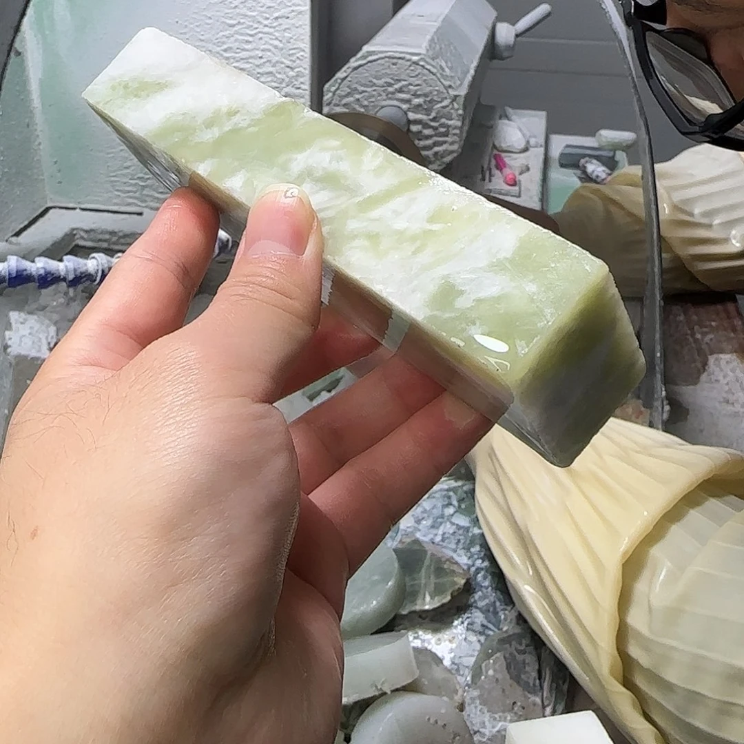 长石玉未镶嵌珠宝半成品