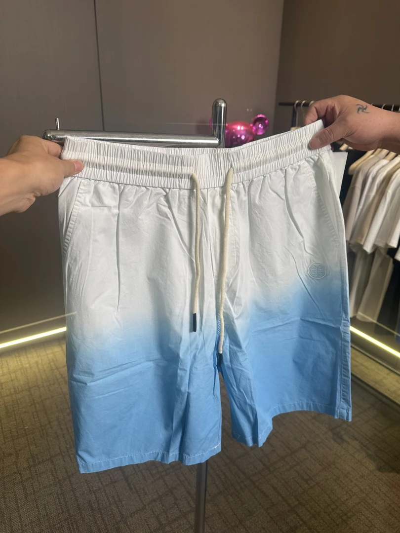 蓝天白云洗水棉五分裤拼手速