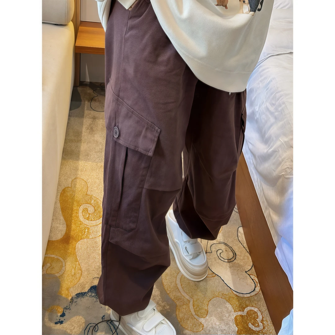 断码捡漏~蒙彼利埃 / 美式复古水洗棉工装裤4167花契200斤胖mm