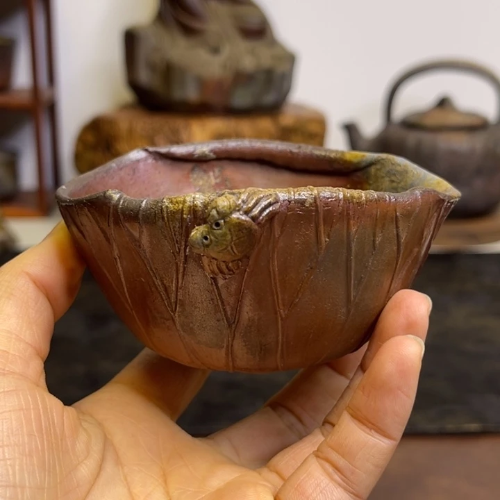 备前烧作品小西陶古公道有飞皮