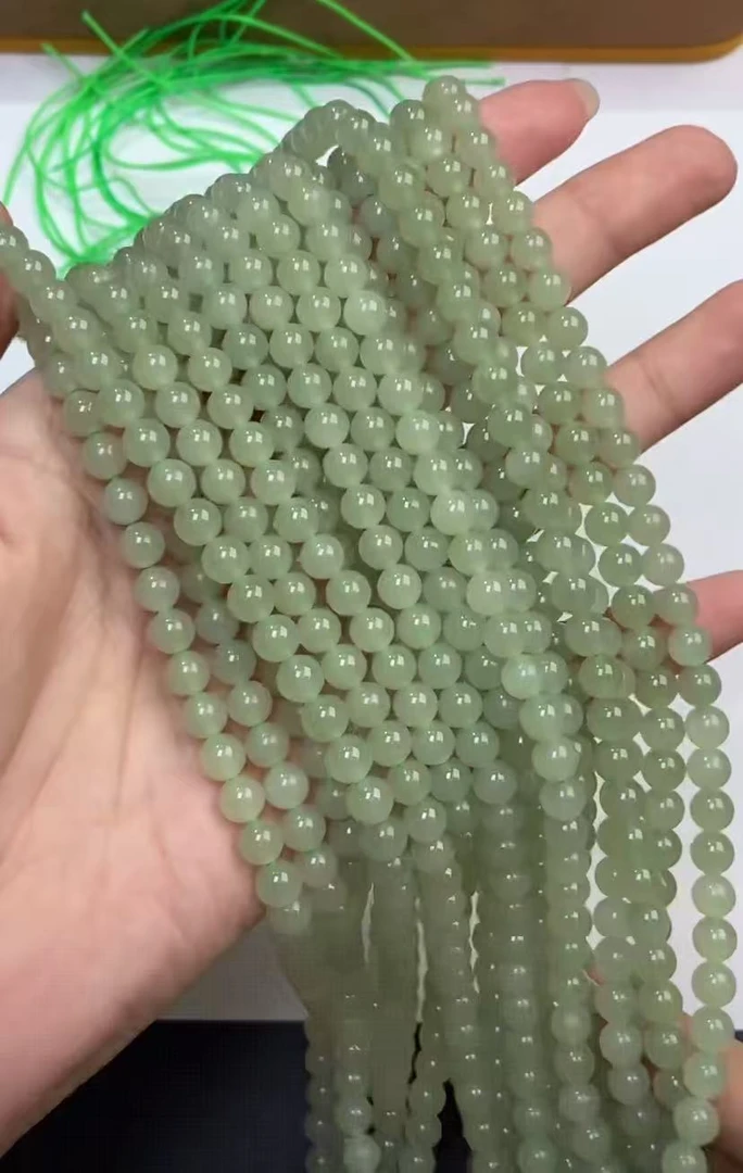 309779/和田玉珠链  多样性一件发