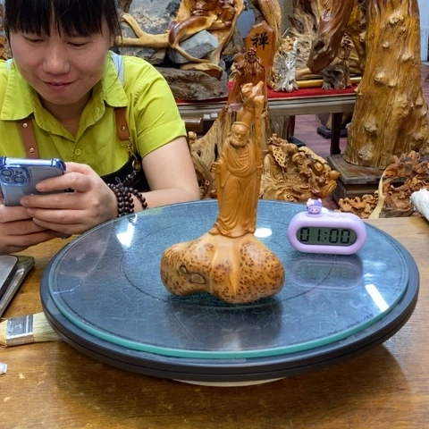 柏木沐**」太行崖柏把件