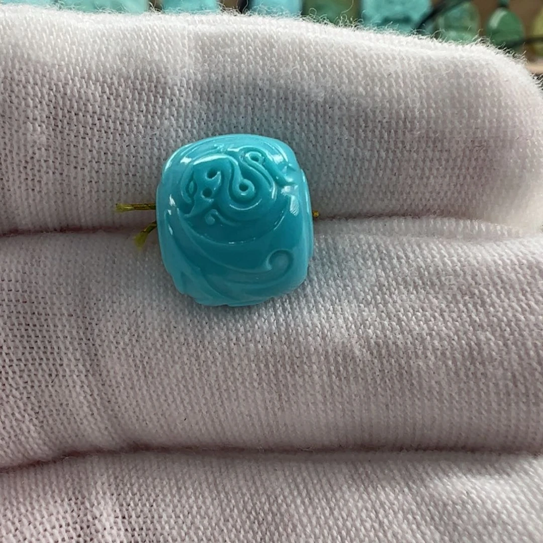 未镶嵌绿松石博古珠11mm