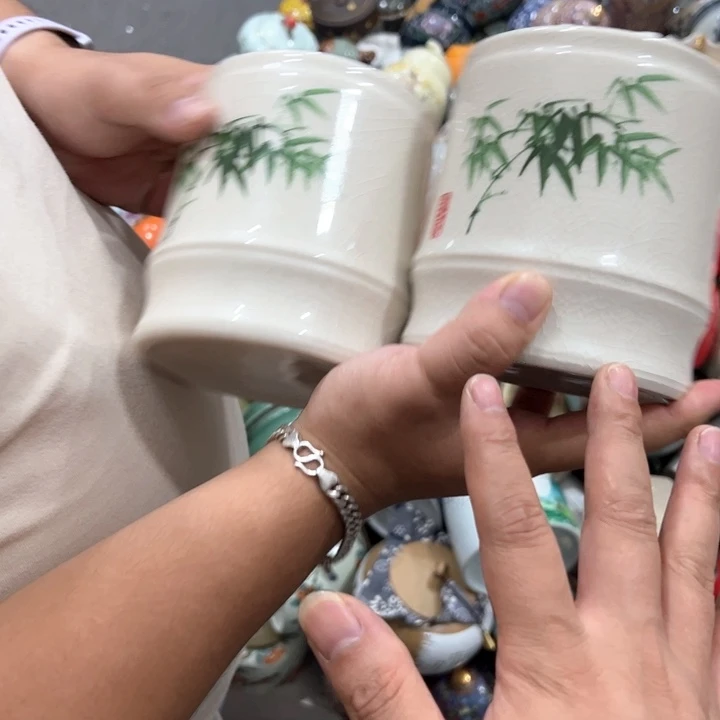 瑕疵福利品陶瓷茶叶罐