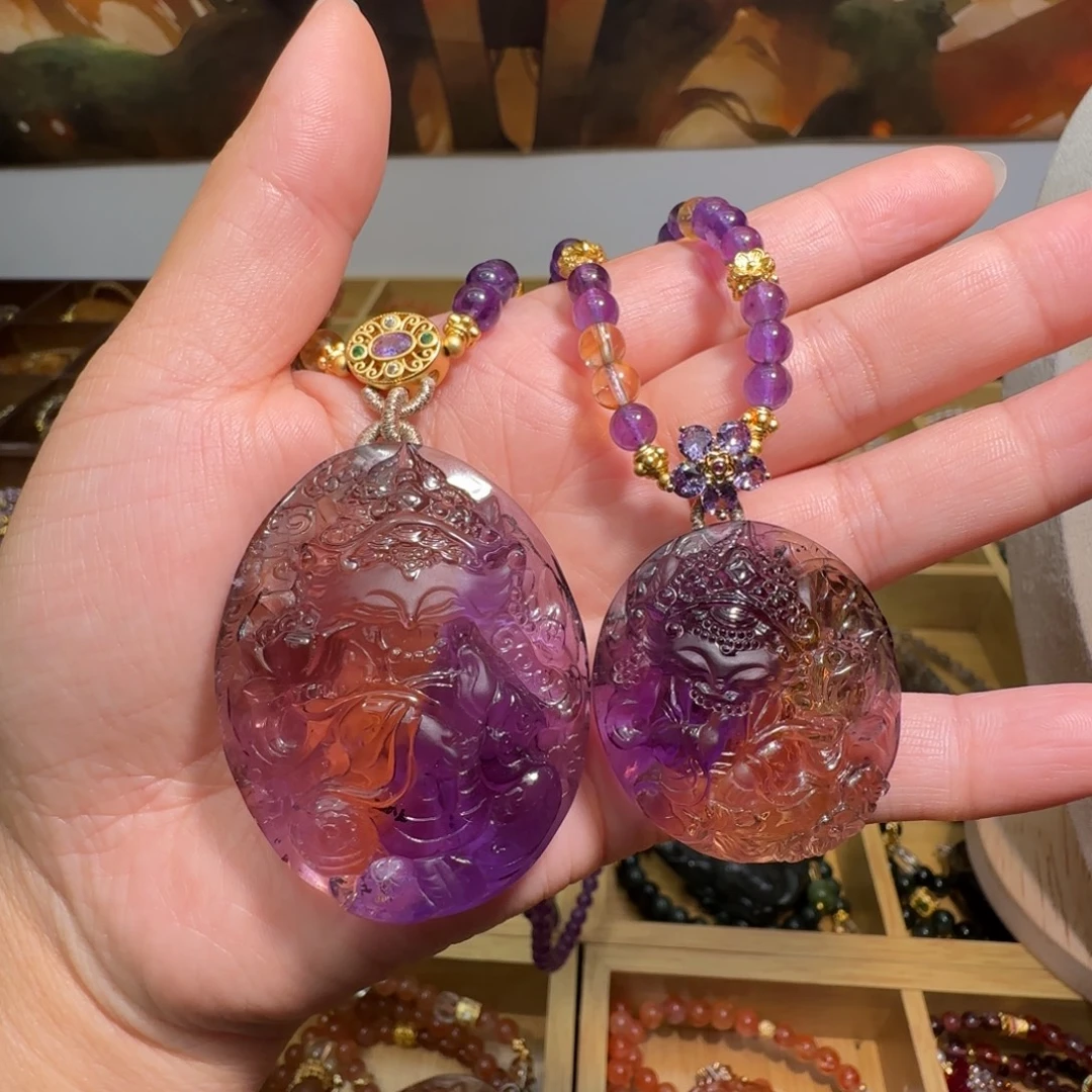 水晶颈饰未镶嵌九尾狐