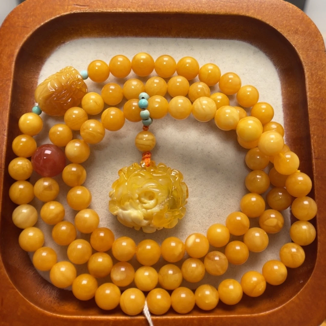 蜜蜡未镶嵌手串蜜蜡