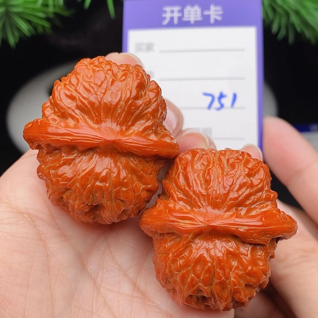 把件文玩核桃40血麒麟751