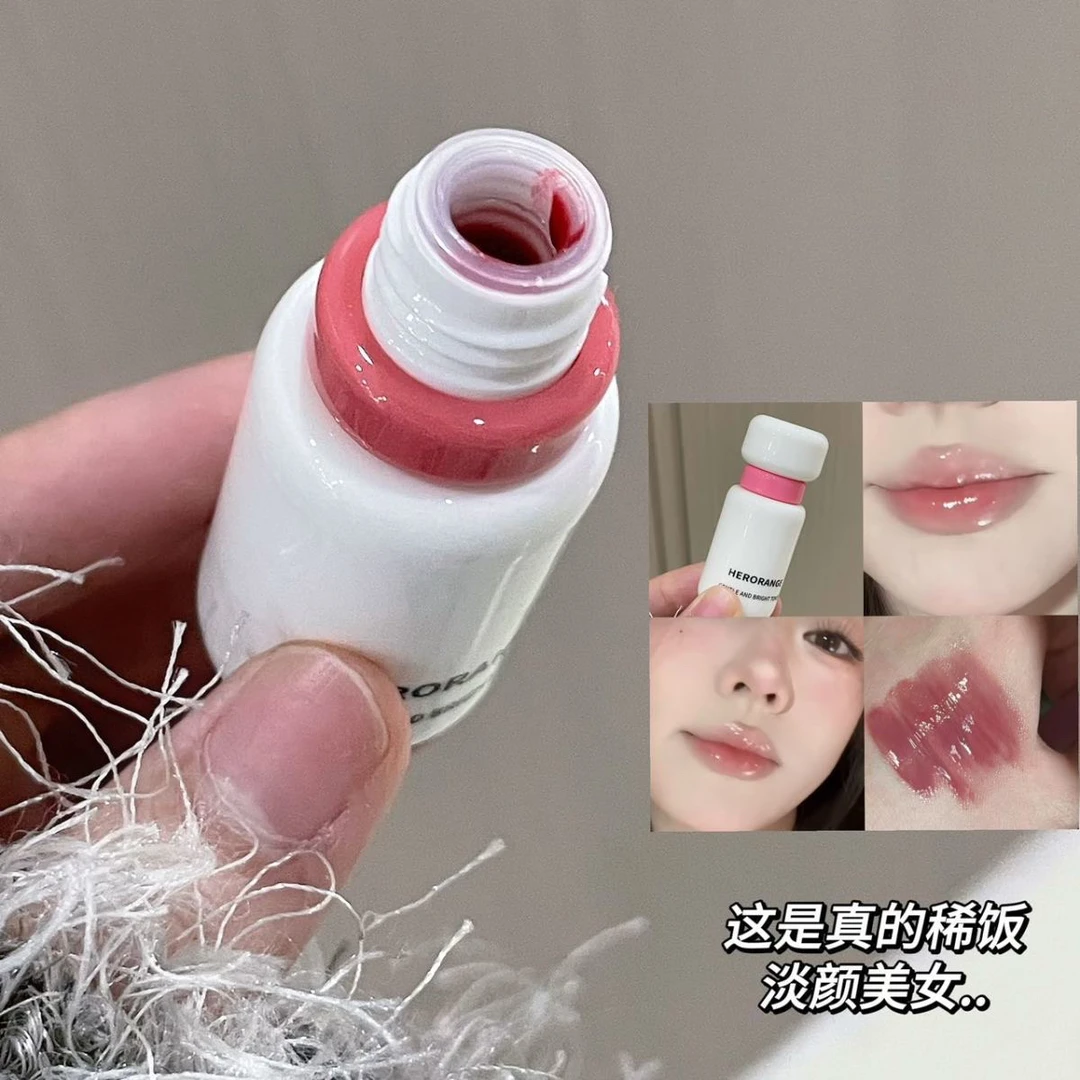 涂了个镜子~清透水光显白唇釉镜面纯欲口红女滋润玻璃唇唇蜜ins