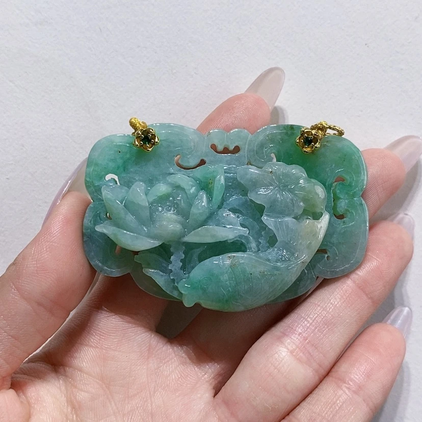【闪购商品】翡翠未镶嵌颈饰