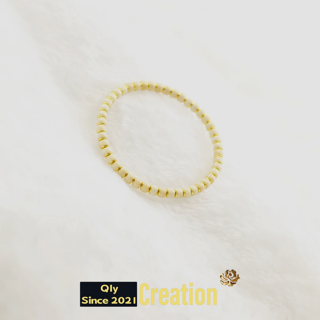 QIy 麒屿 · 润金 龙脊菩提药片手串 5Mm