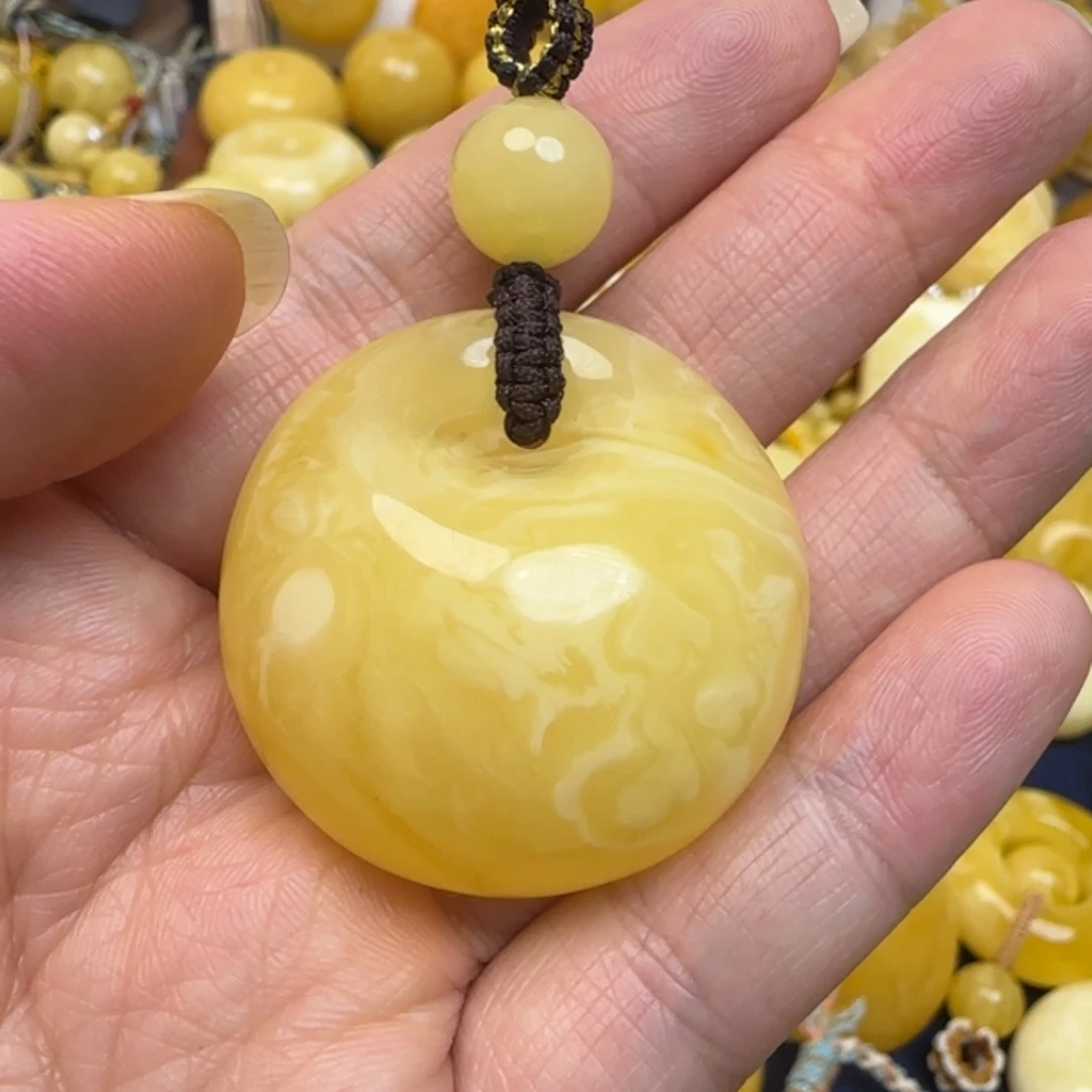 蜜蜡未镶嵌颈饰天然蜜蜡