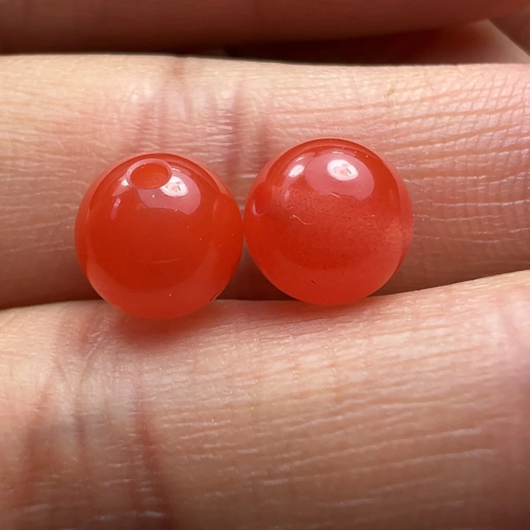 南红玛瑙未镶嵌珠子