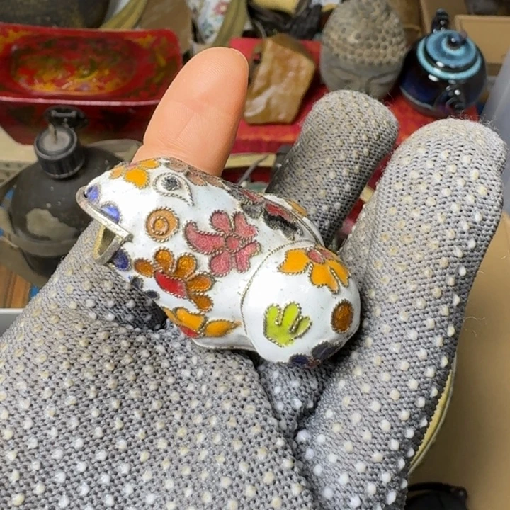 腾煜工艺品景泰蓝金属小青蛙510