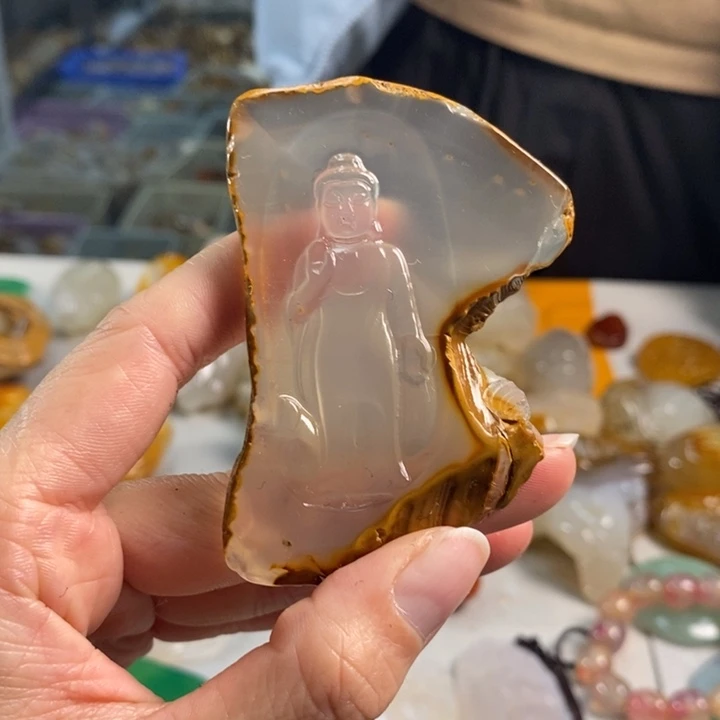 玛瑙/玉髓吊坠(不含链)未镶嵌