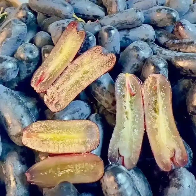 【欣姐优选】美人指，皮薄无籽，一口爆汁，轻微吊粒，梗蔫吧正常，不会售后黑龙江省