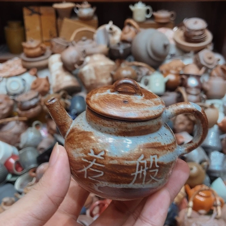柴烧老岩泥高端茶器