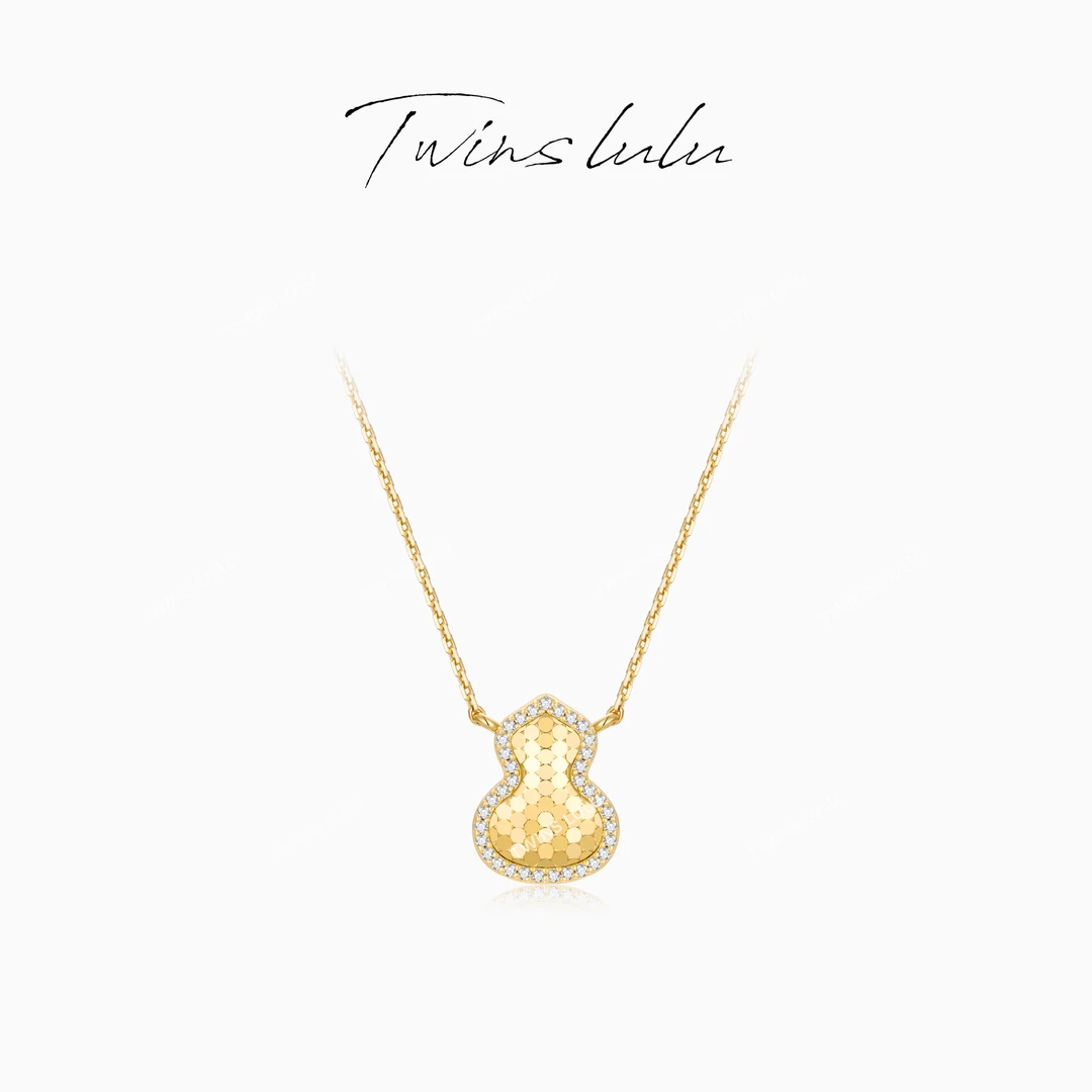 TWINS LULU 【葫芦】2025年新款简约时尚单颗葫芦项链TSJ9899
