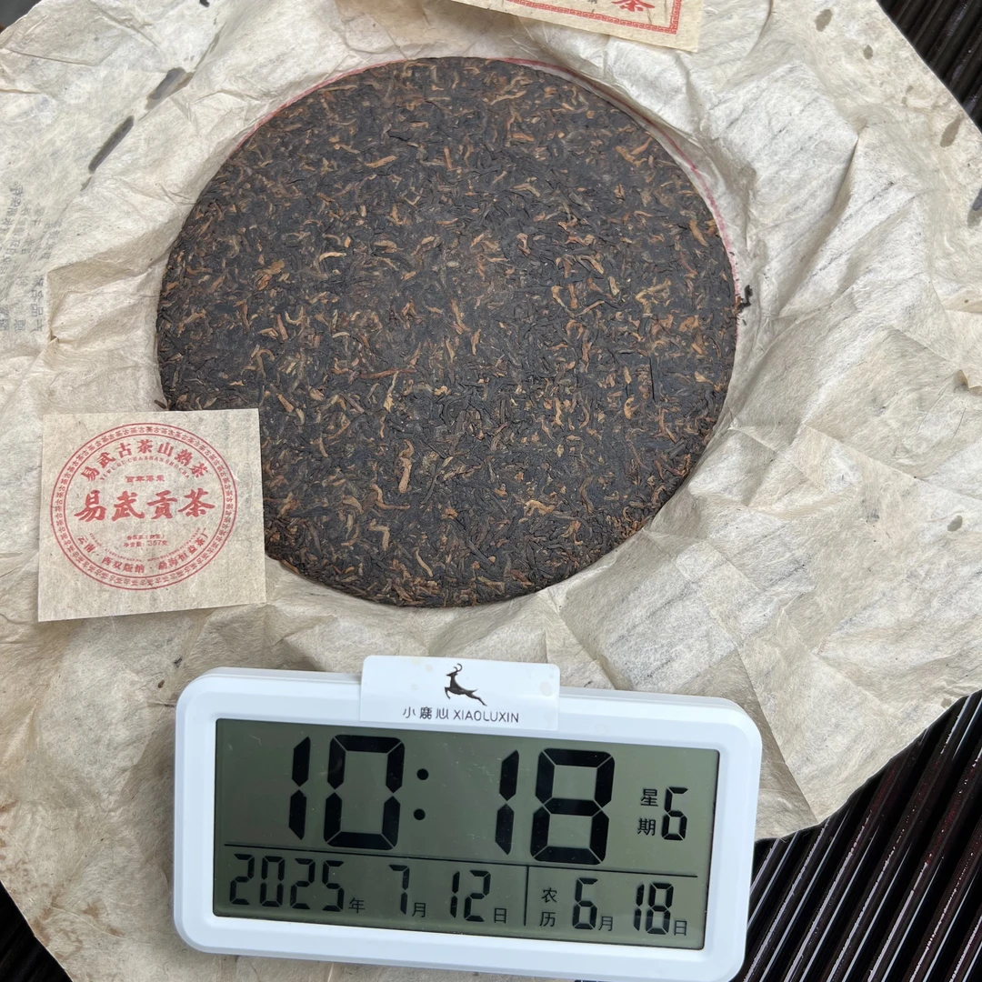 易武贡茶  小鹿收茶 熟普 普洱茶 7月12