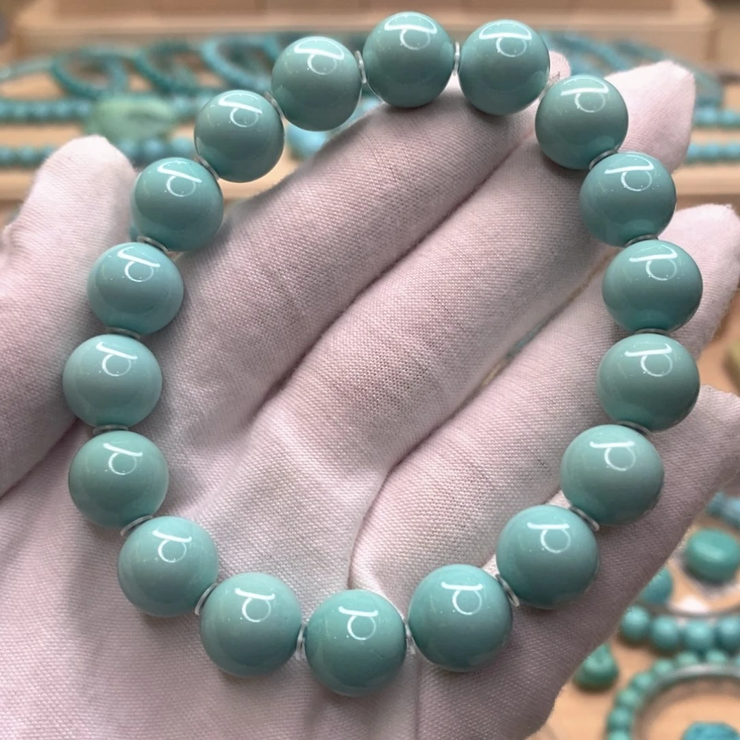 绿松石未镶嵌珠宝奇石11.5mm