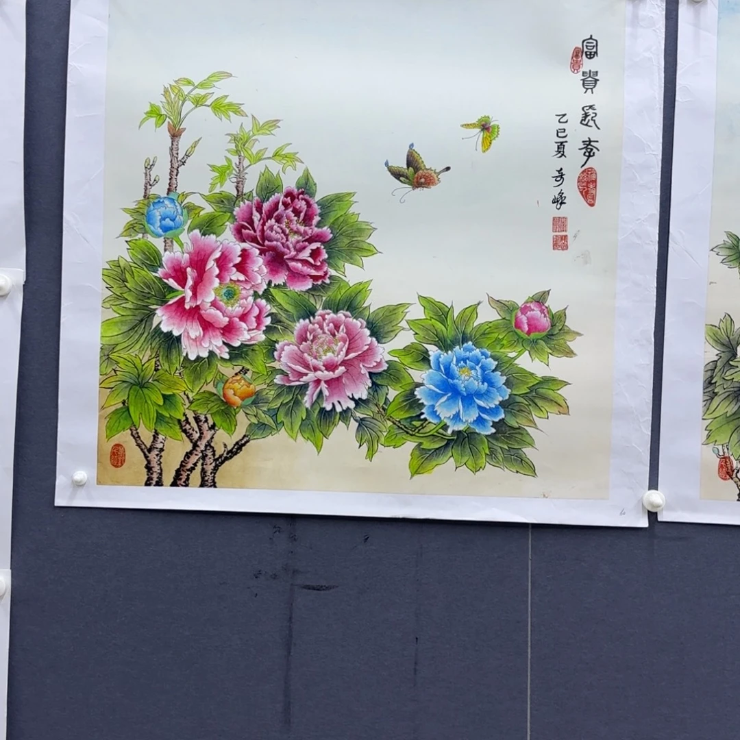 锦***南国画国画老师作品刘