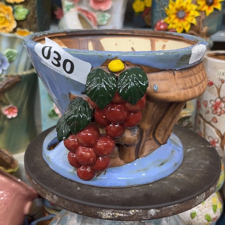 紫砂花盆粗陶材质多肉花盆