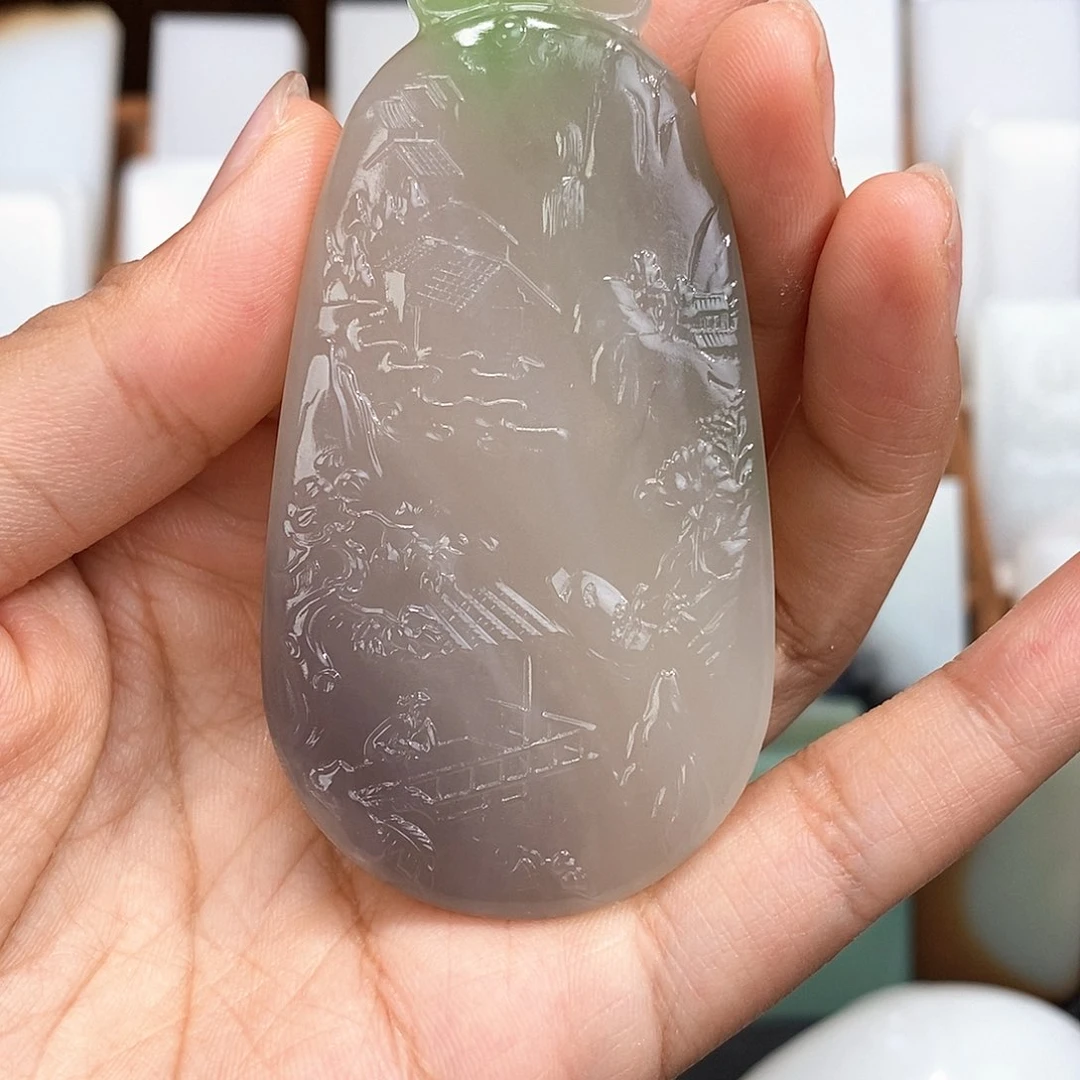 颈饰未镶嵌和田玉