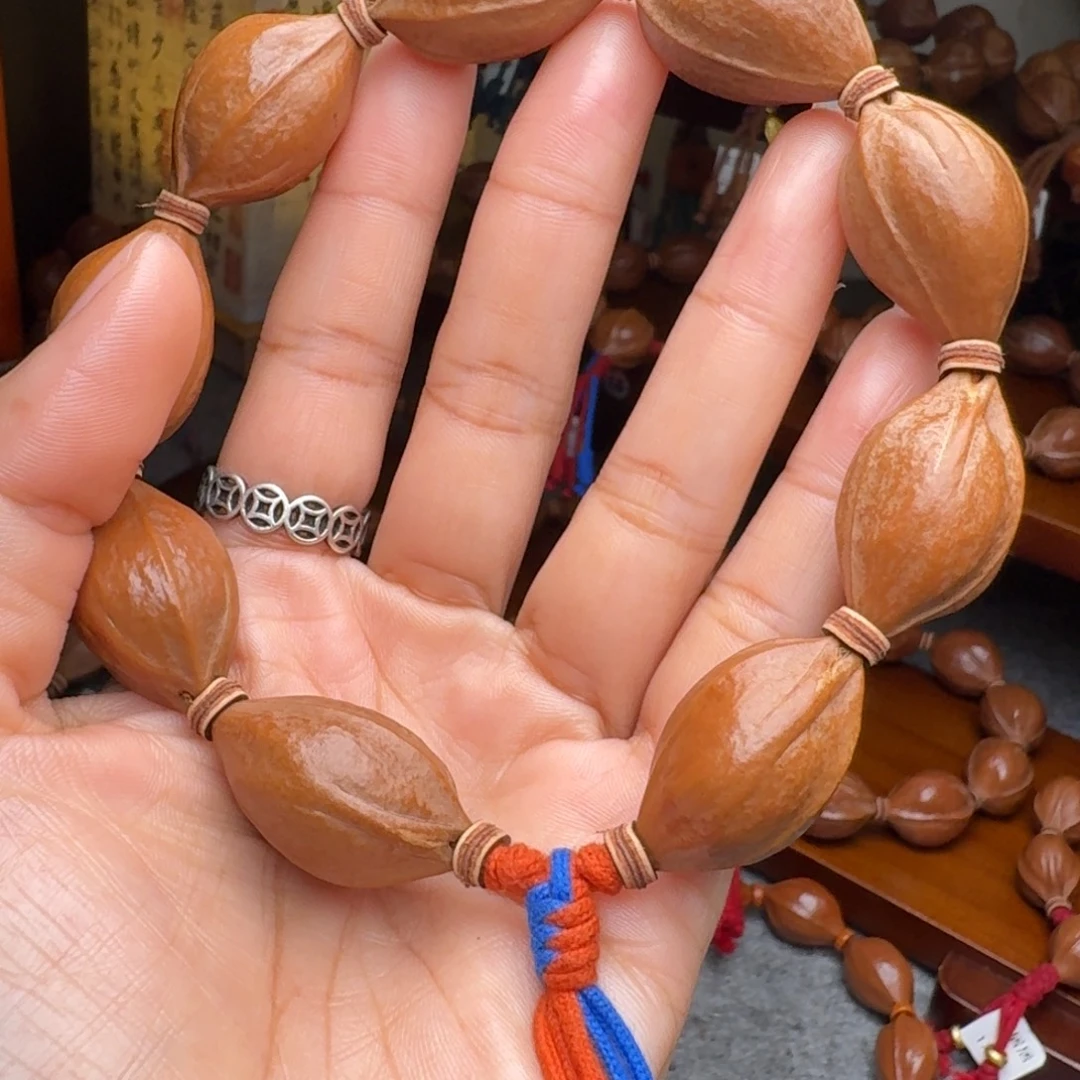 手串橄榄核18/30老核原皮梅林铁核