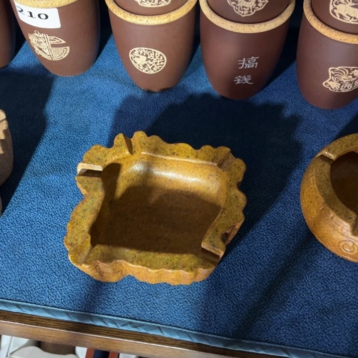 缸烟灰缸原谷烧高温粗瓷