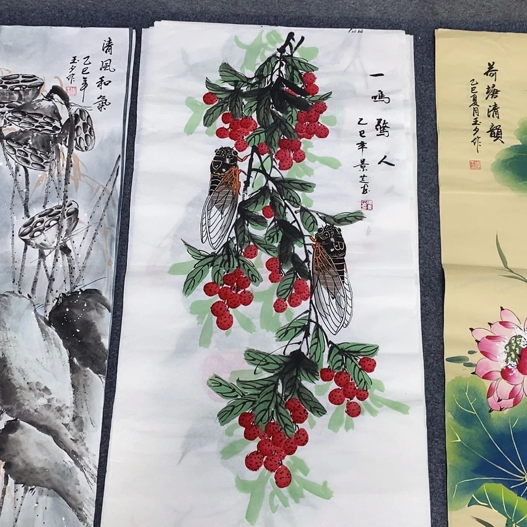 国画100✖️50一鸣惊人 画画画画画