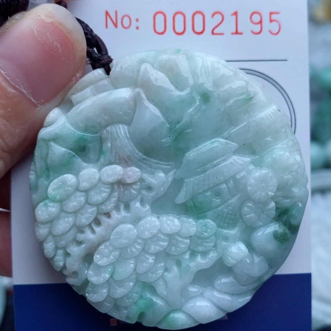 翡翠未镶嵌颈饰2234678