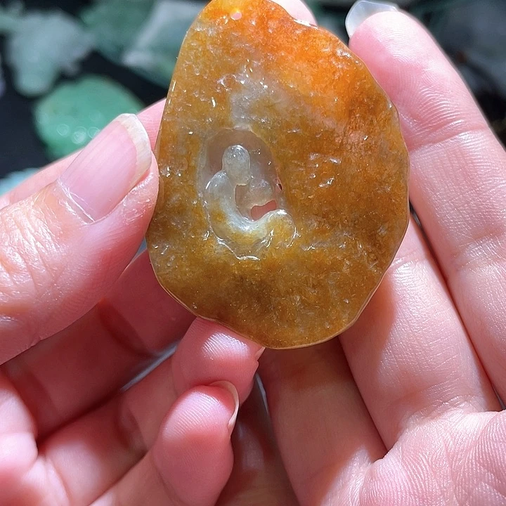 颈饰未镶嵌翡翠天