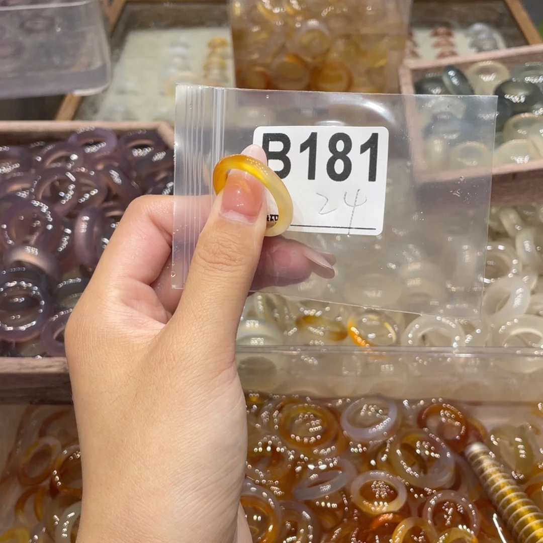 玛瑙/玉髓未镶嵌戒指181