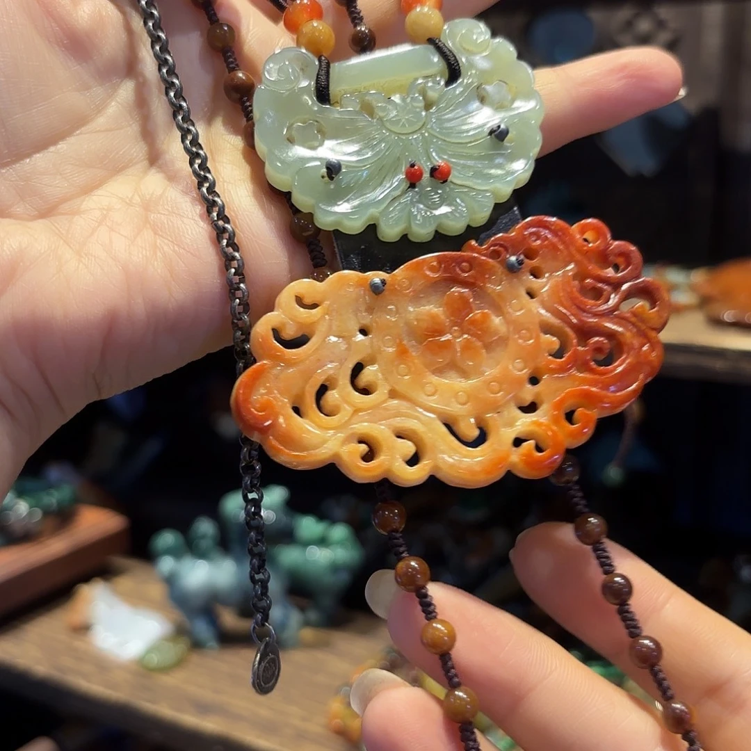 翡翠未镶嵌颈饰原创